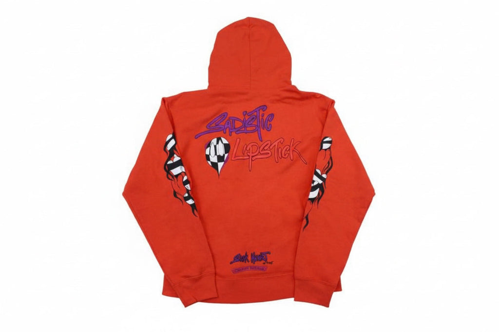 Chrome Hearts Matty Boy Sadistic Lipstick Hoodie 'Red/Orange'