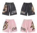 GOD SPEED, Sweat Shorts, Black/Pink