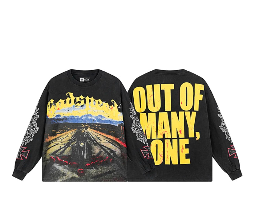 Godspeed Long Lonely Road L/S Thermal Tee
