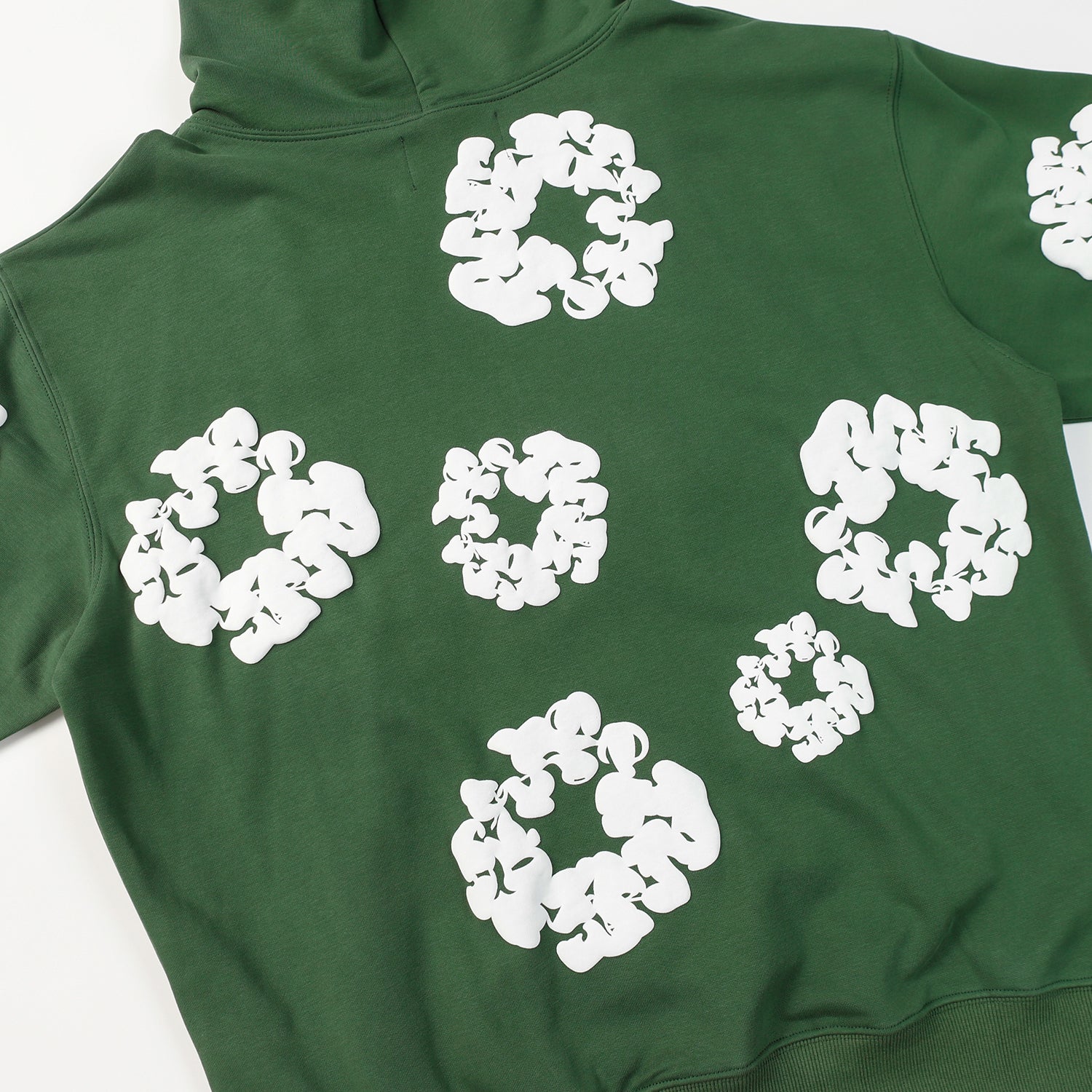 DENIM TEARS COTTON WREATH HOODIE DARK GREEN